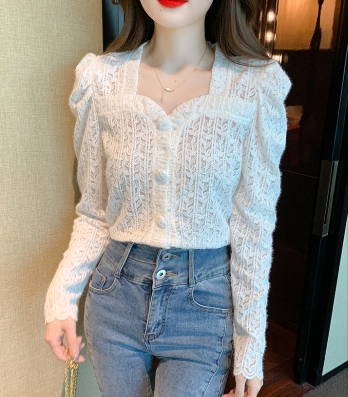 All-match autumn shirts Korean style bottoming shirt