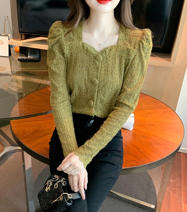 All-match autumn shirts Korean style bottoming shirt