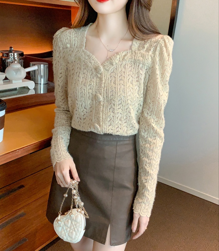 All-match autumn shirts Korean style bottoming shirt