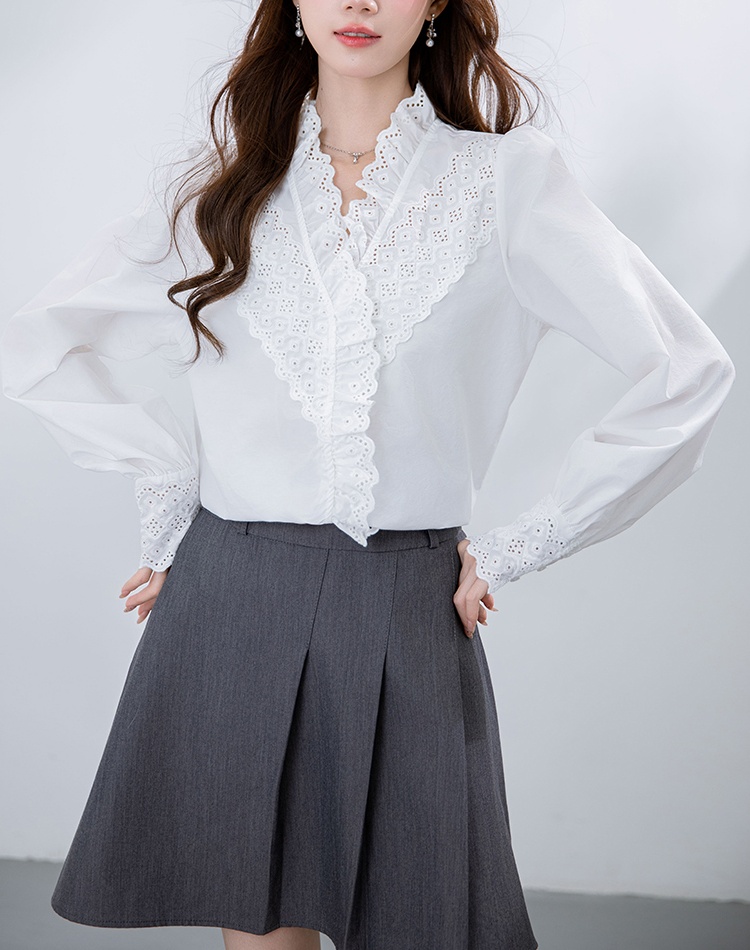Long sleeve tops all-match shirt