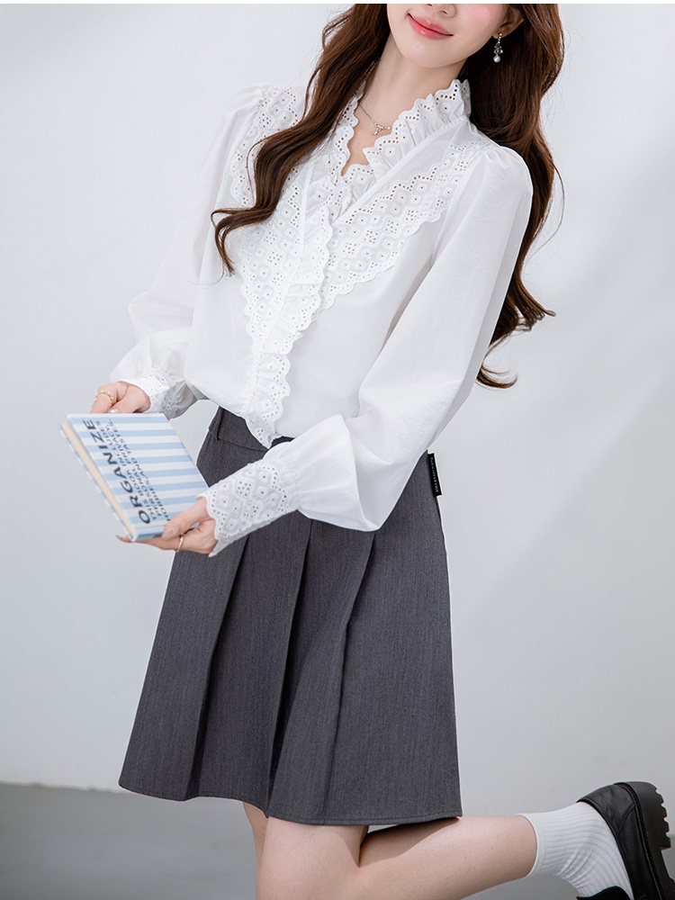Long sleeve tops all-match shirt