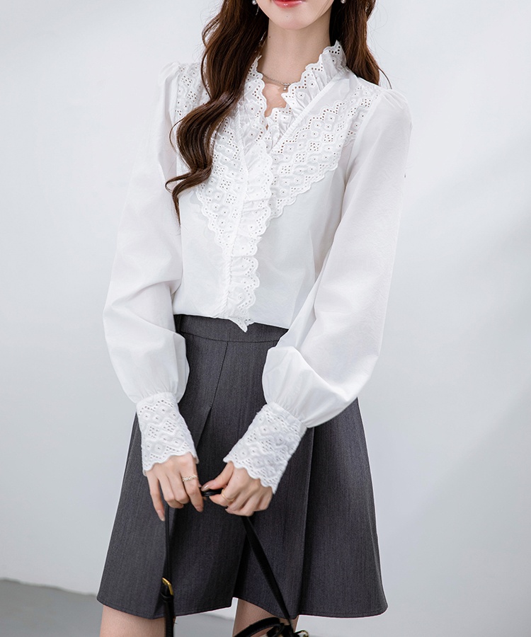 Long sleeve tops all-match shirt