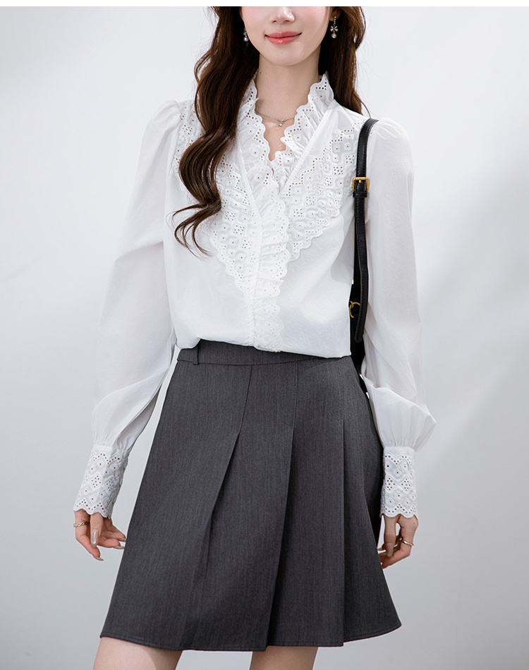 Long sleeve tops all-match shirt