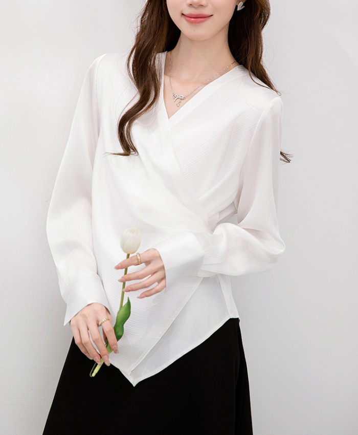 Autumn all-match shirt long sleeve tops for women
