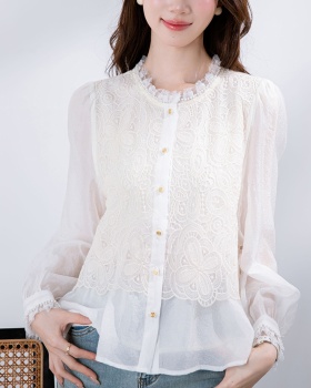 All-match autumn long sleeve shirt for women