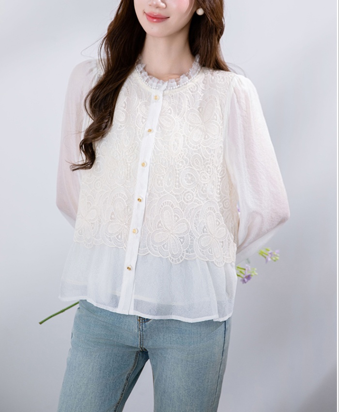 All-match autumn long sleeve shirt for women
