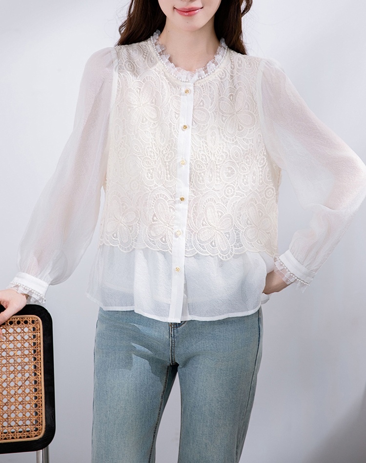 All-match autumn long sleeve shirt for women