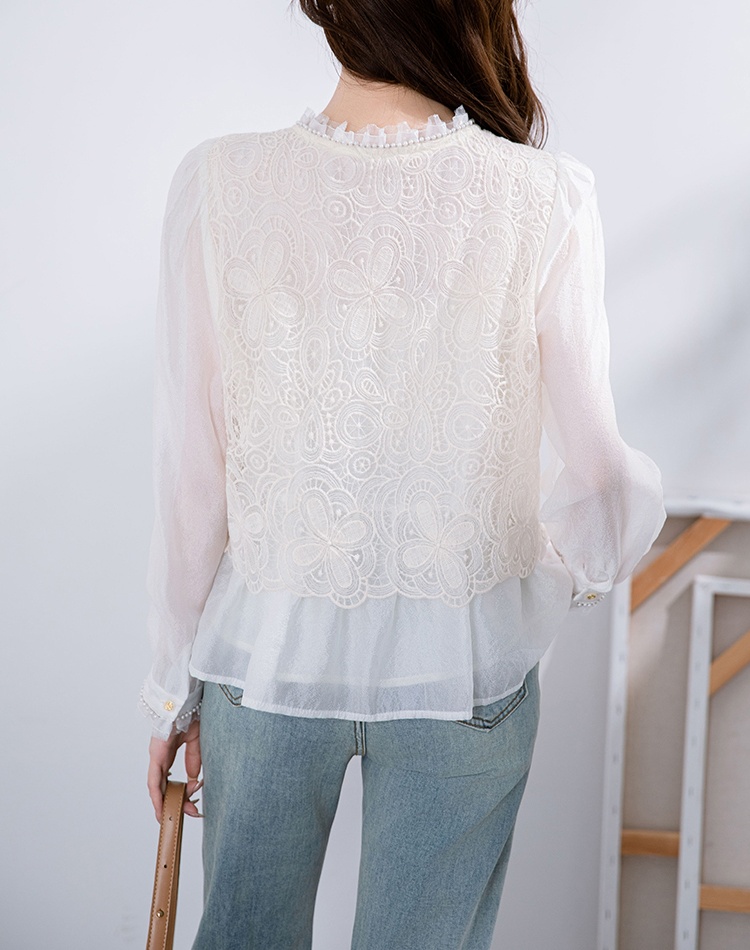 All-match autumn long sleeve shirt for women