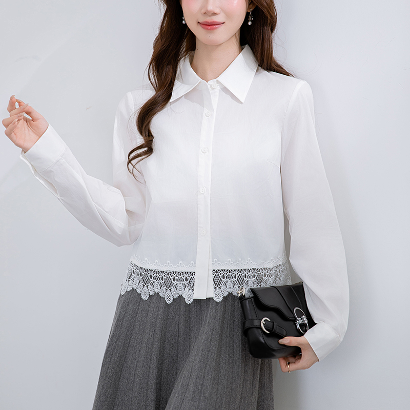 Long sleeve tops autumn shirt for women