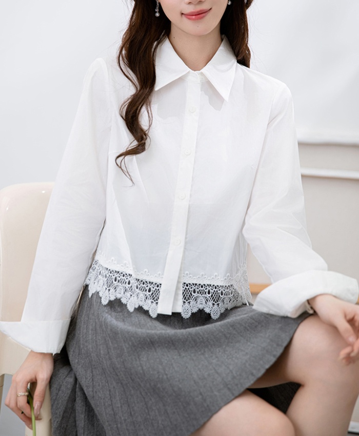 Long sleeve tops autumn shirt for women