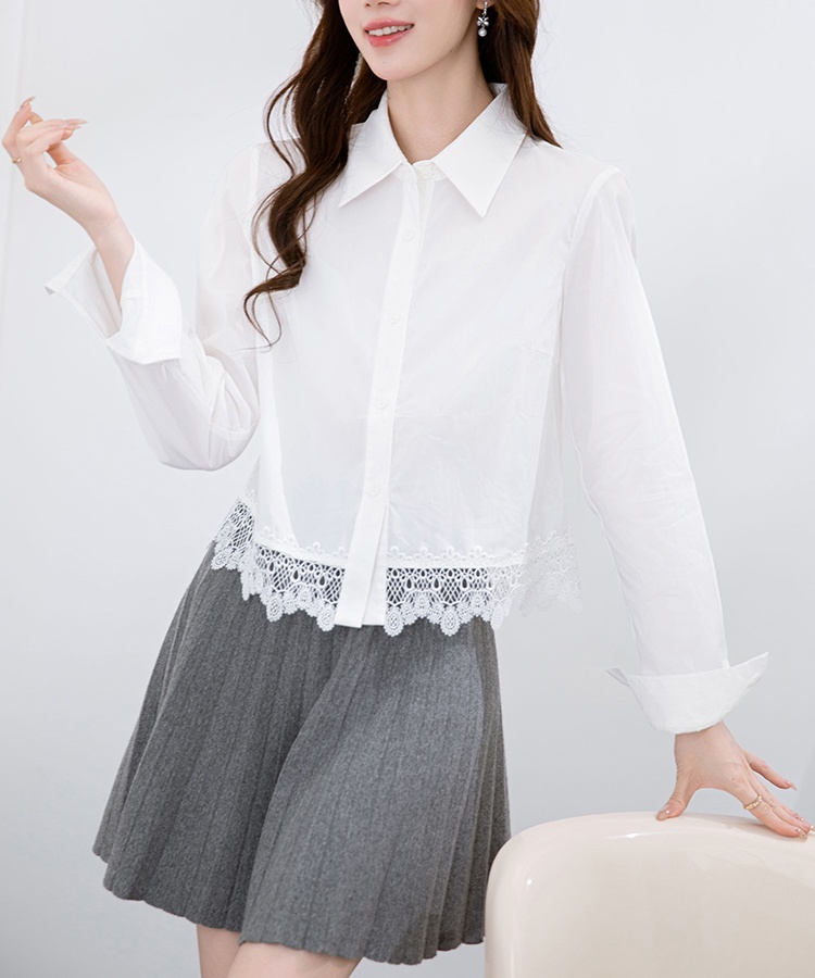 Long sleeve tops autumn shirt for women