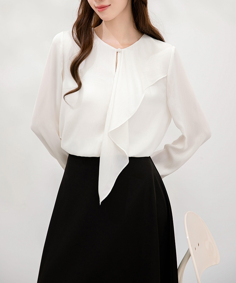 Long sleeve autumn shirt all-match tops for women