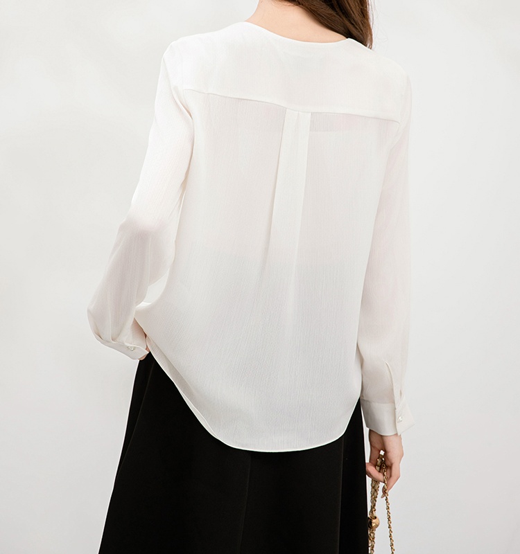 Long sleeve autumn shirt all-match tops for women