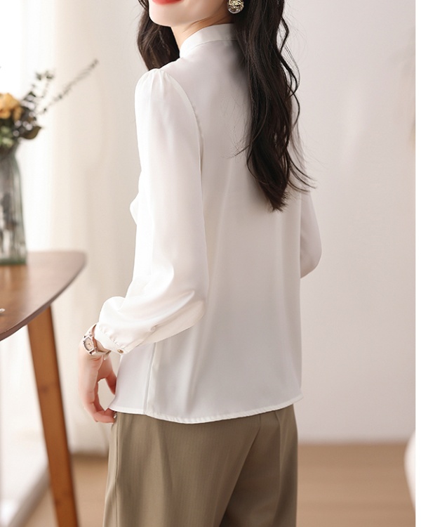 Round neck tops Western style shirt for women