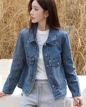 Loose Korean style niche tops all-match denim coat
