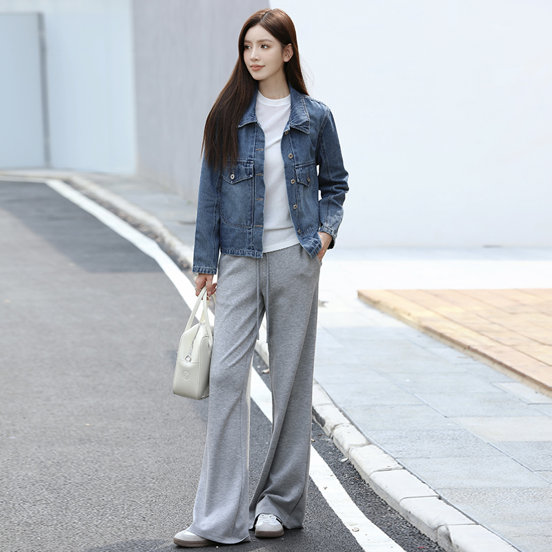 Loose Korean style niche tops all-match denim coat