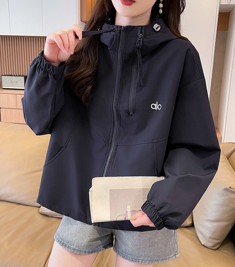 Autumn coat Western style technical jacket for women