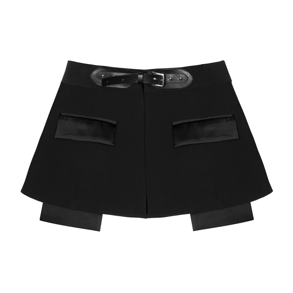 Spring belt cortical wide leg pants 2pcs set
