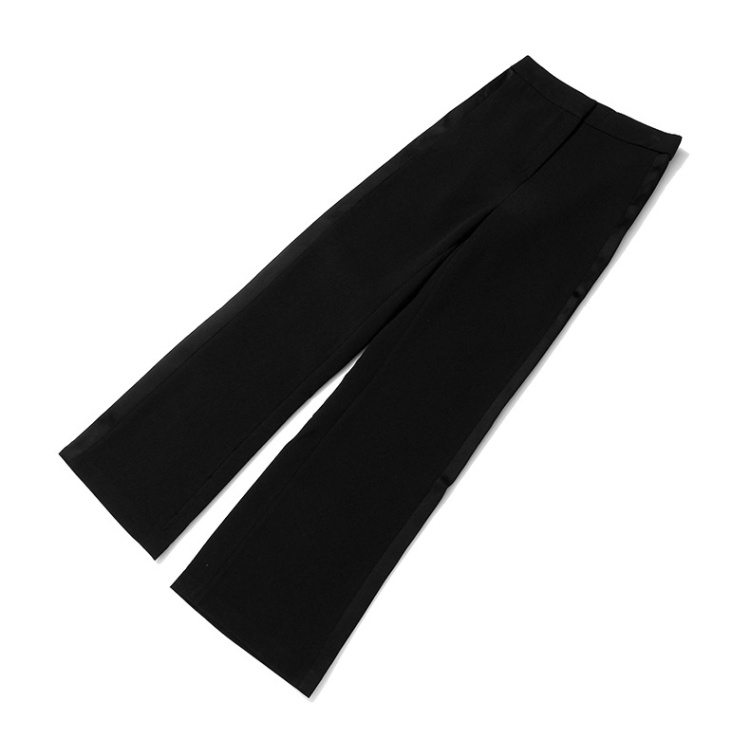 Spring belt cortical wide leg pants 2pcs set