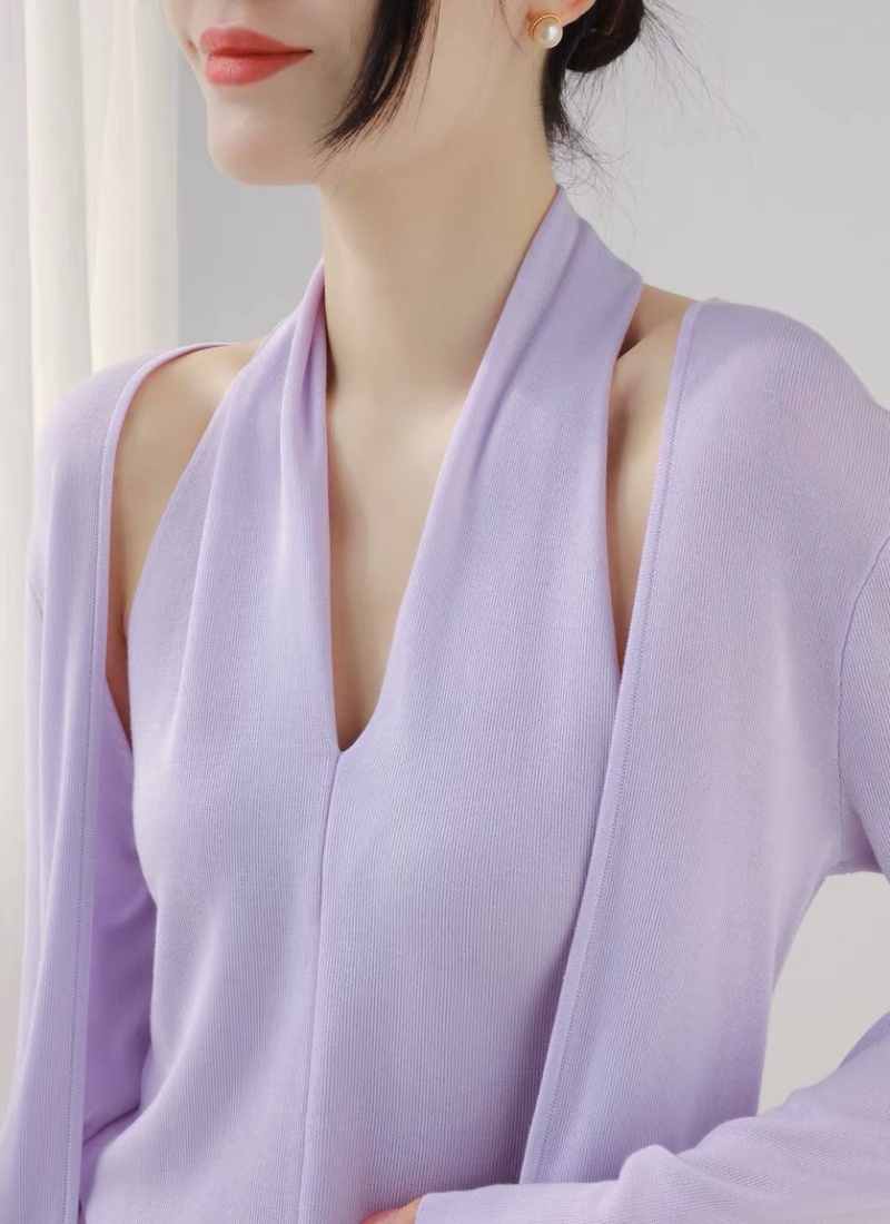 Halter thin coat spring and summer cardigan for women