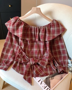 Autumn Western style shirt wear tops for women
