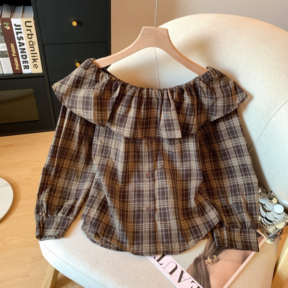 Autumn Western style shirt wear tops for women