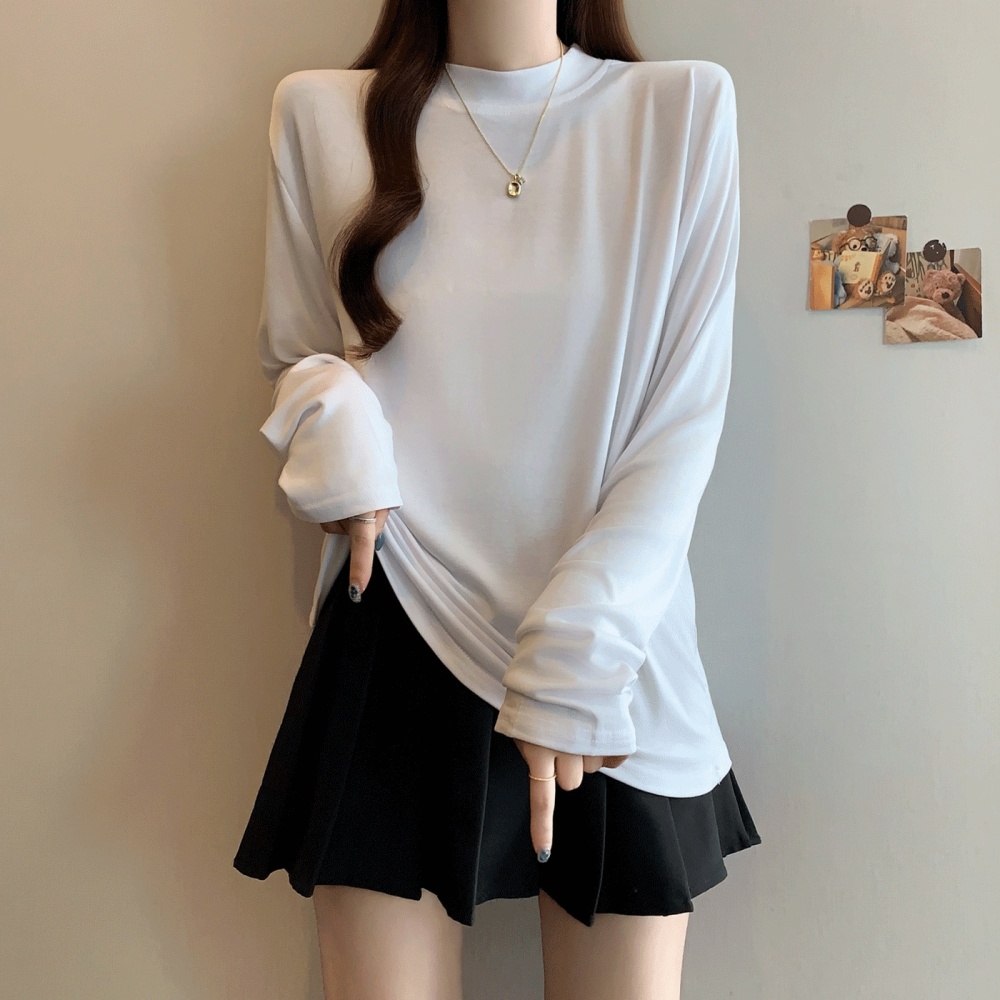 Soft tops autumn and winter bottoming shirt for women