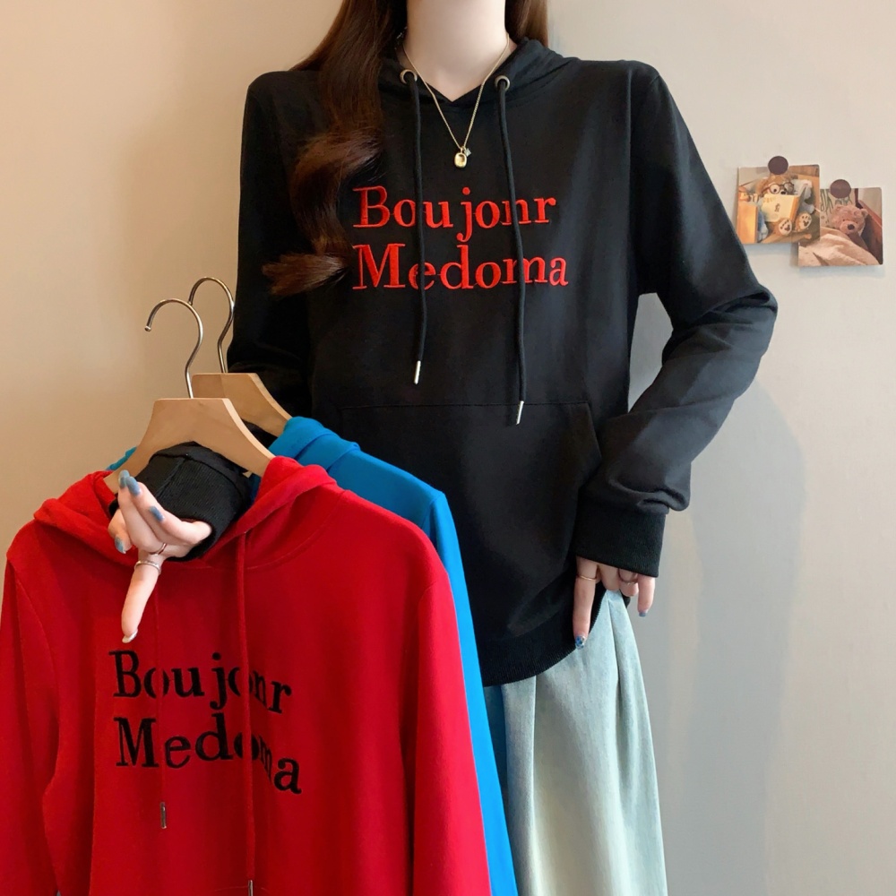 Casual fashion coat all-match plus velvet tops