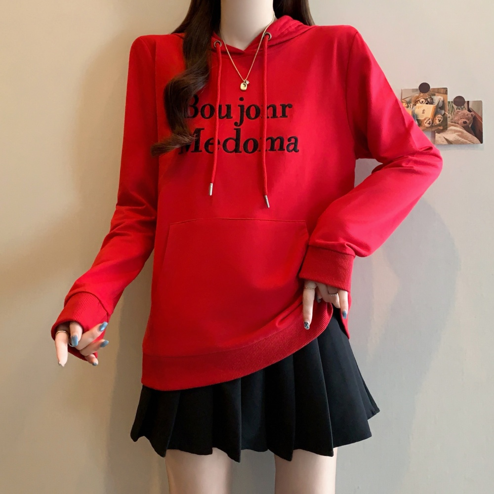 Casual fashion coat all-match plus velvet tops