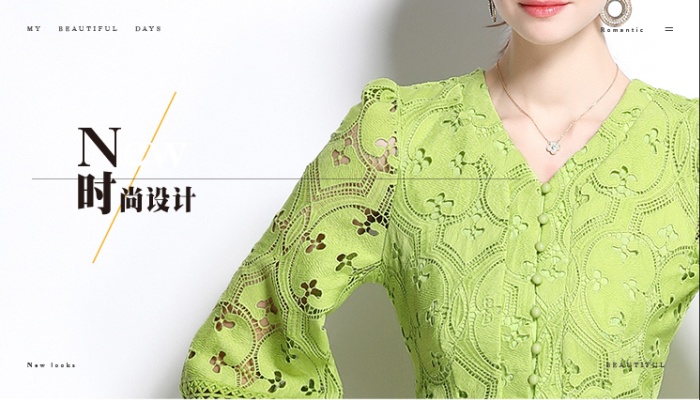 Hollow retro dress big skirt crochet long dress for women