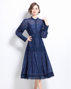 Long slim dress colors embroidery formal dress