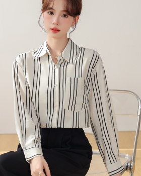 All-match loose shirt simple tops for women