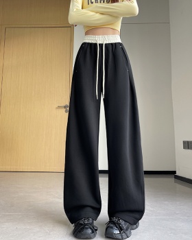 Autumn loose sweatpants waistband casual pants