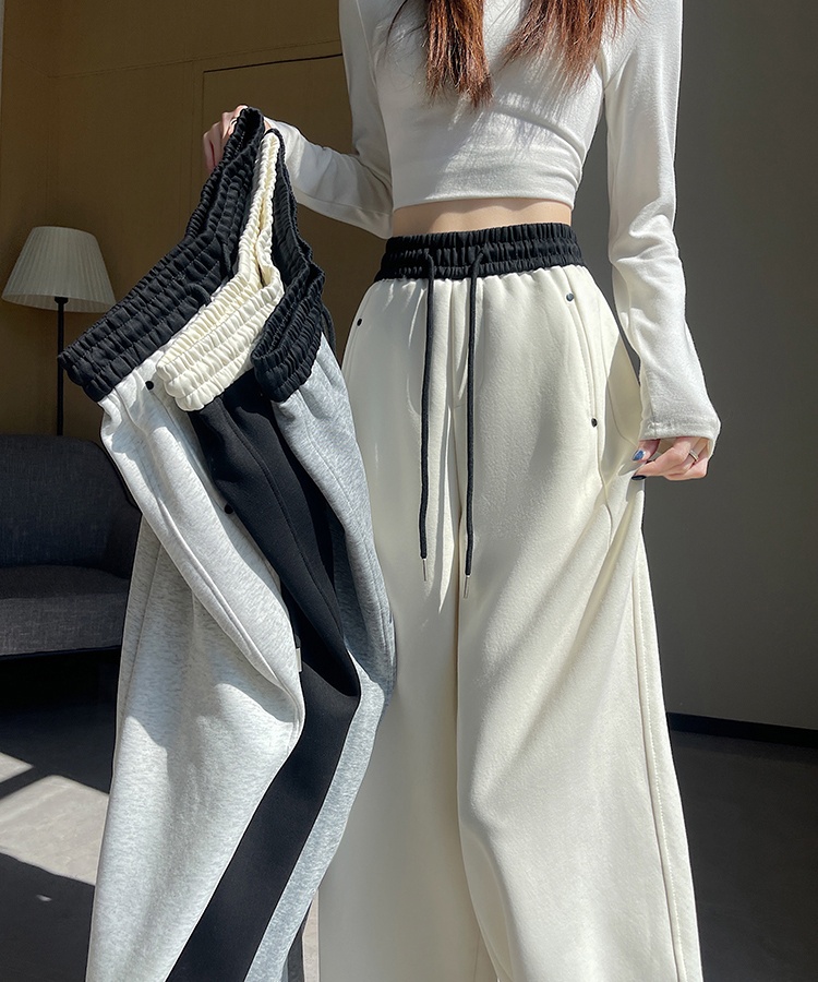 Autumn loose sweatpants waistband casual pants