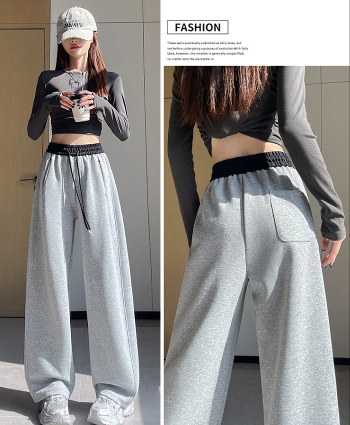 Autumn loose sweatpants waistband casual pants