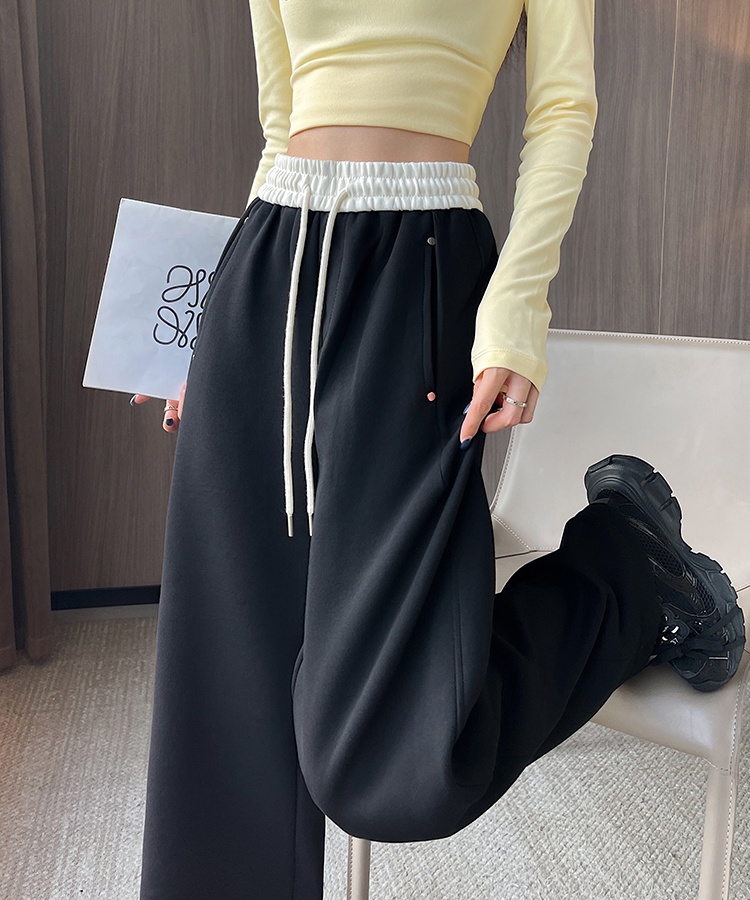 Autumn loose sweatpants waistband casual pants