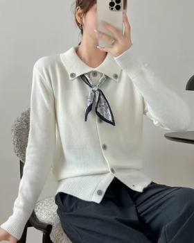 Autumn loose sweater slim Korean style scarves for women