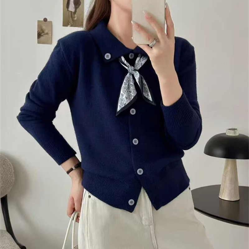 Autumn loose sweater slim Korean style scarves for women