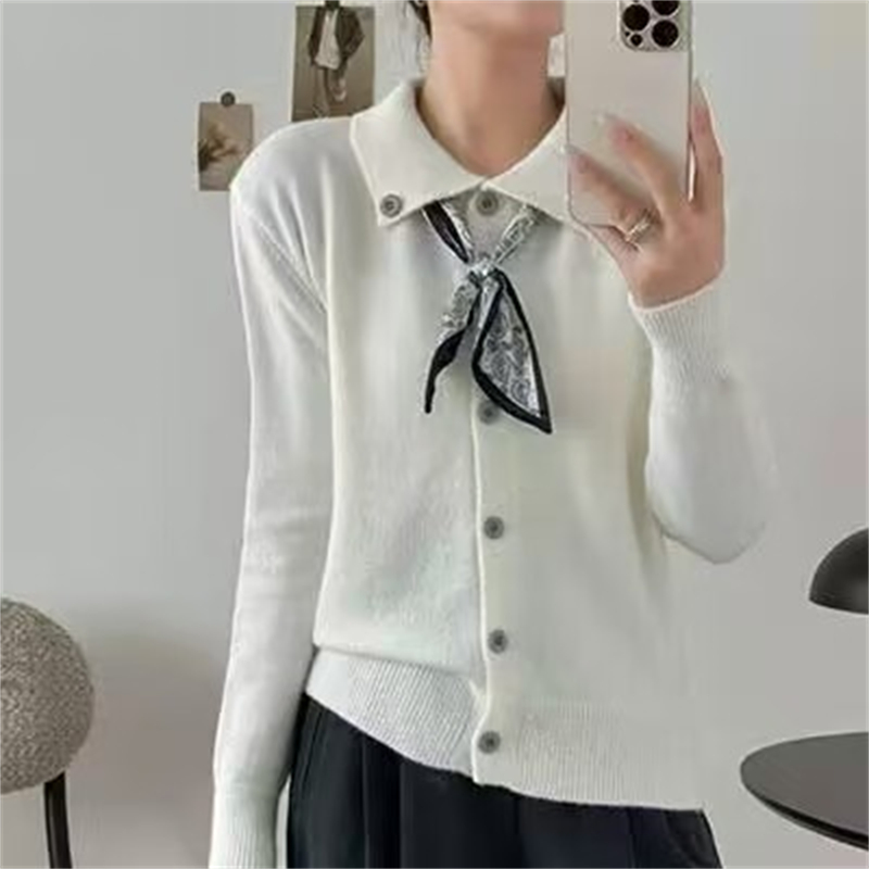 Autumn loose sweater slim Korean style scarves for women