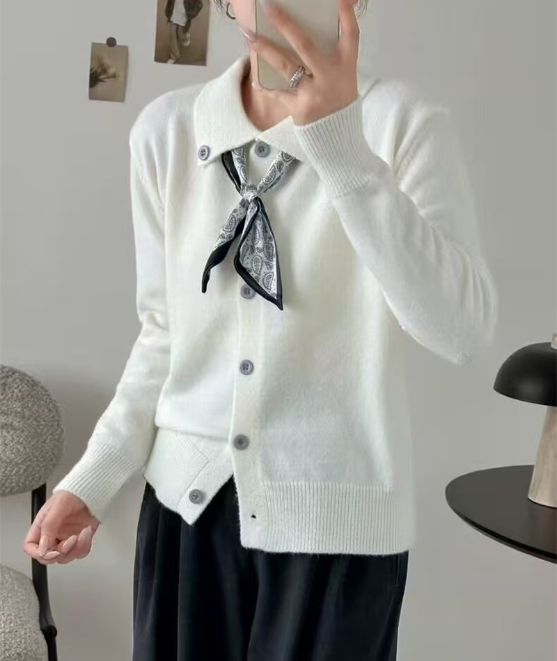 Autumn loose sweater slim Korean style scarves for women
