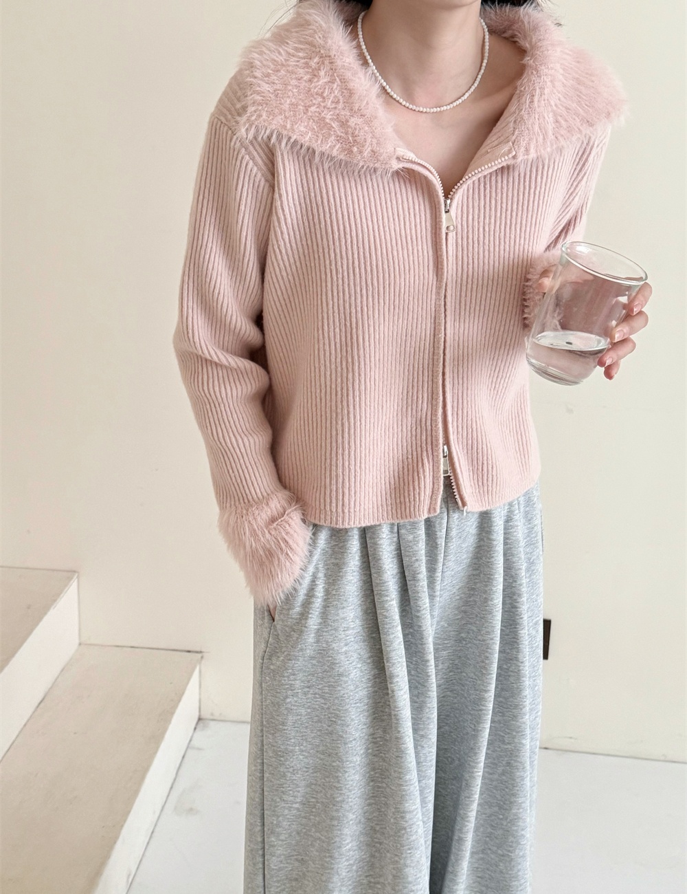 Long sleeve short tops elmo cardigan for women