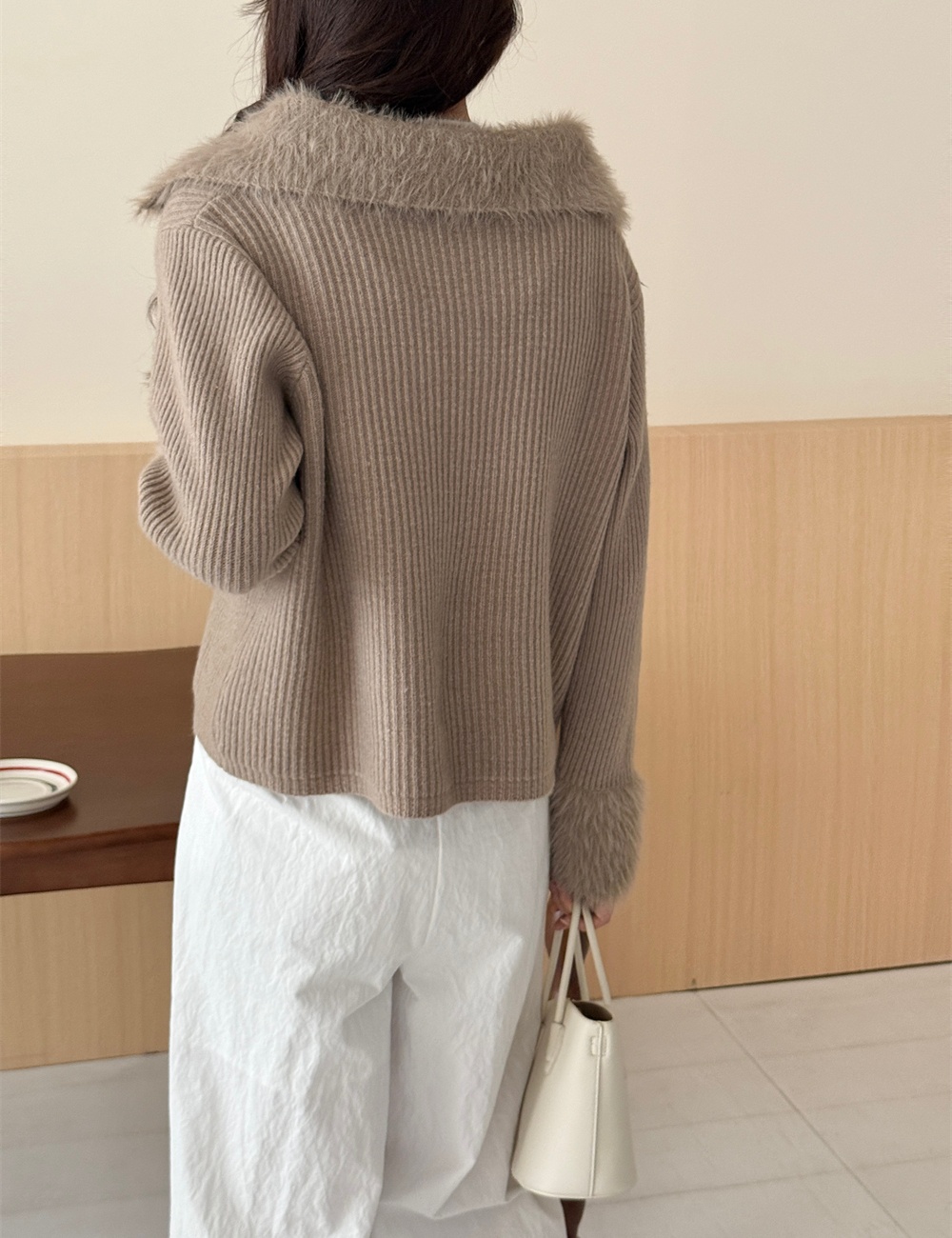 Long sleeve short tops elmo cardigan for women