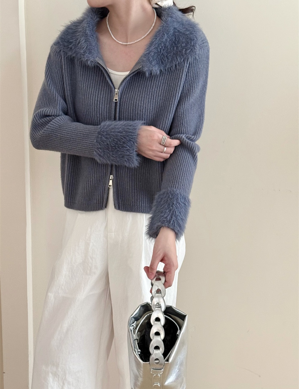 Long sleeve short tops elmo cardigan for women