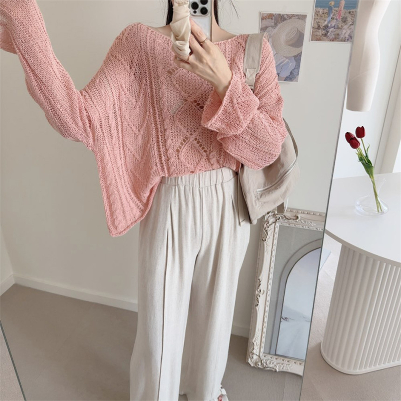 Enticement pullover smock strapless sweater for women