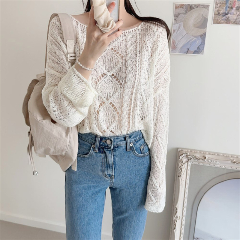 Enticement pullover smock strapless sweater for women