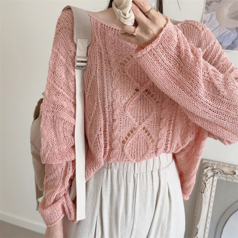 Enticement pullover smock strapless sweater for women