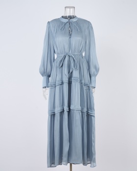 Slim temperament dress loose long dress for women