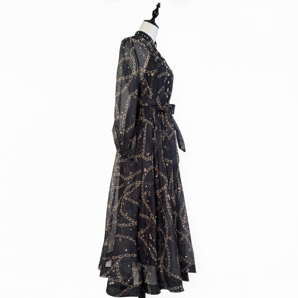 Big skirt rhinestone France style European style dress
