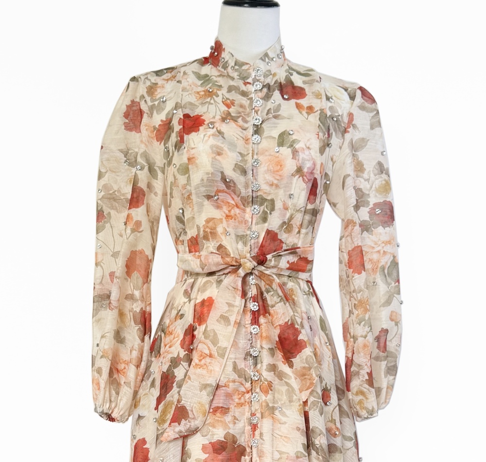 Big skirt rhinestone France style European style dress