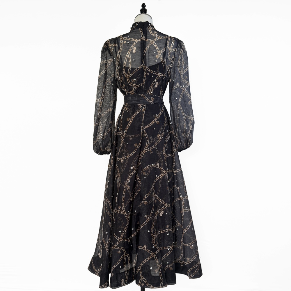 Big skirt rhinestone France style European style dress